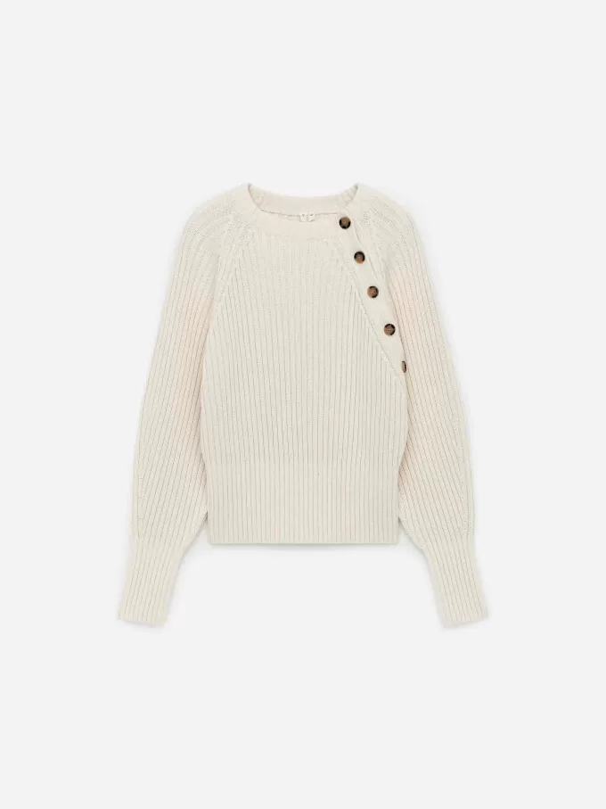 Tröja i bomull och ull Tröja i bomull och ull