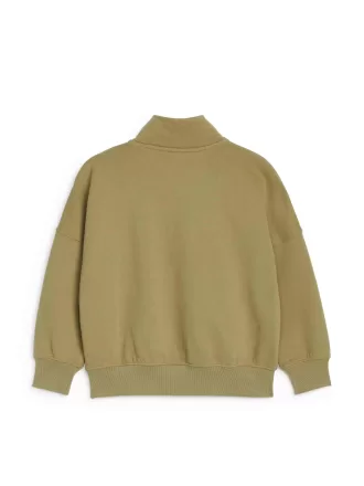 Tröja med halv dragkedja