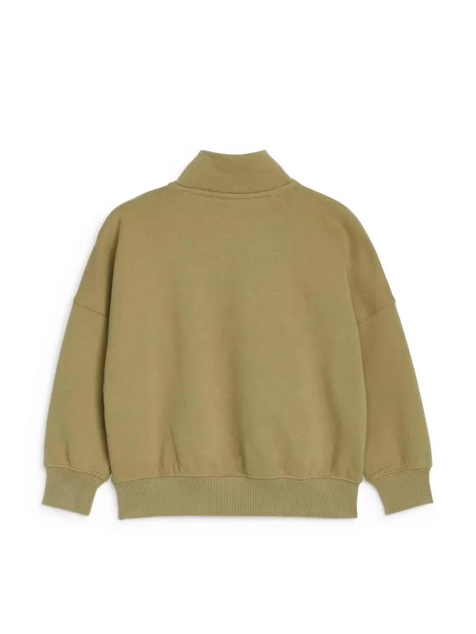 Tröja med halv dragkedja