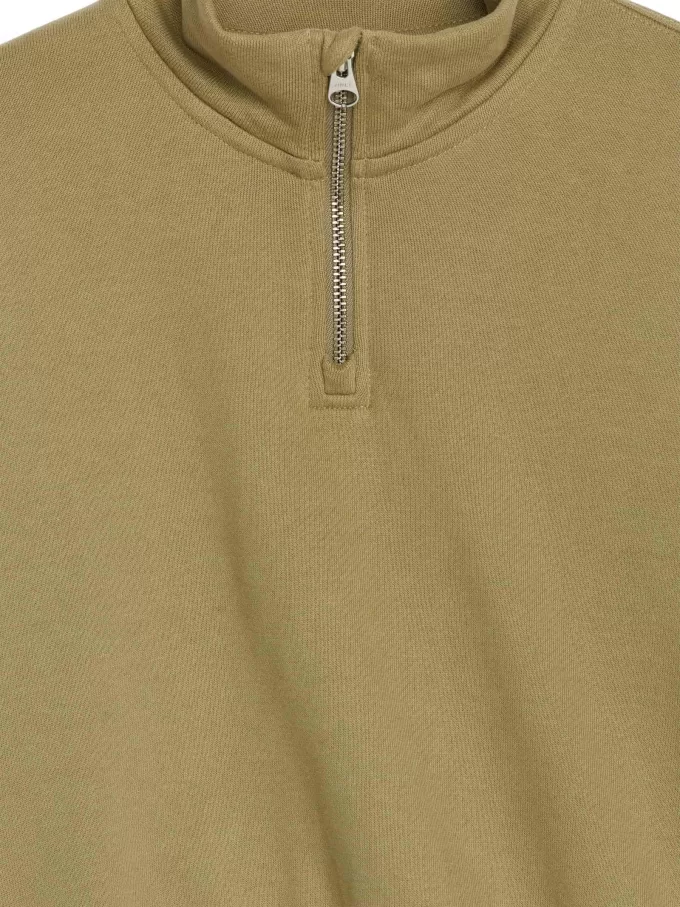 Tröja med halv dragkedja