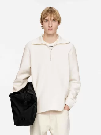 Tröja med halv dragkedja