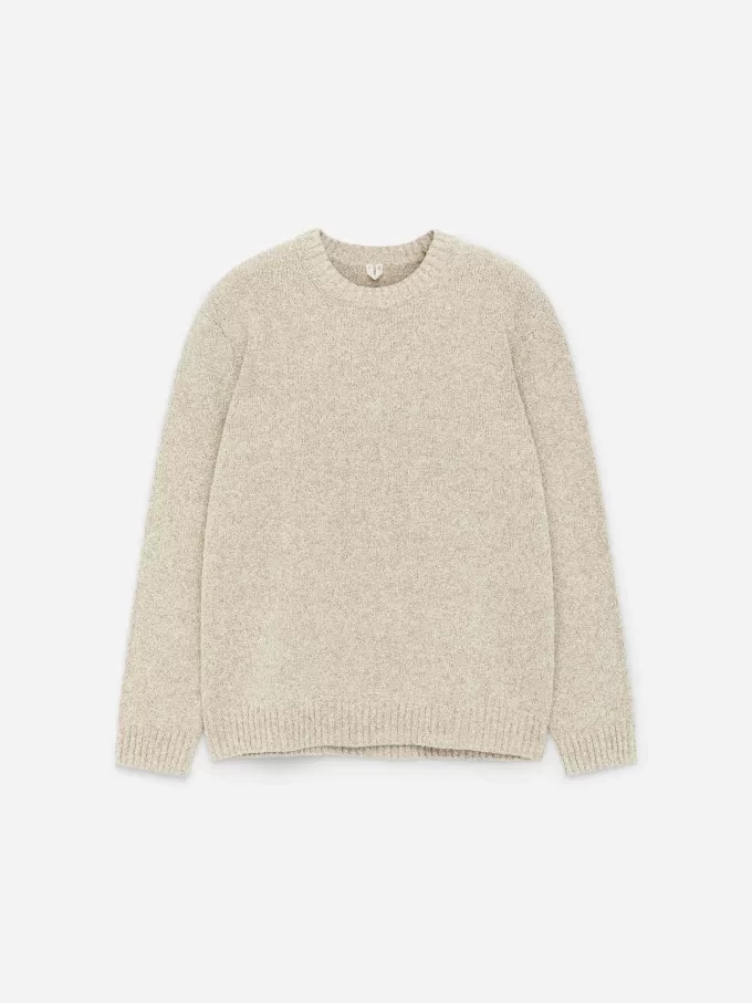 Tröja med texturerad bomullsblandning Tröja med texturerad bomullsblandning