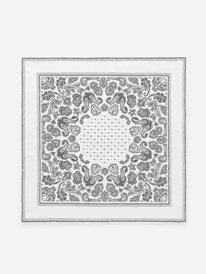 Tryckt sidenscarf