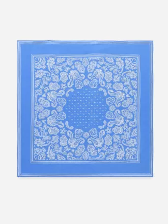 Tryckt sidenscarf