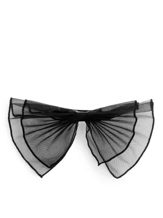 Tulle rosett hårklämma