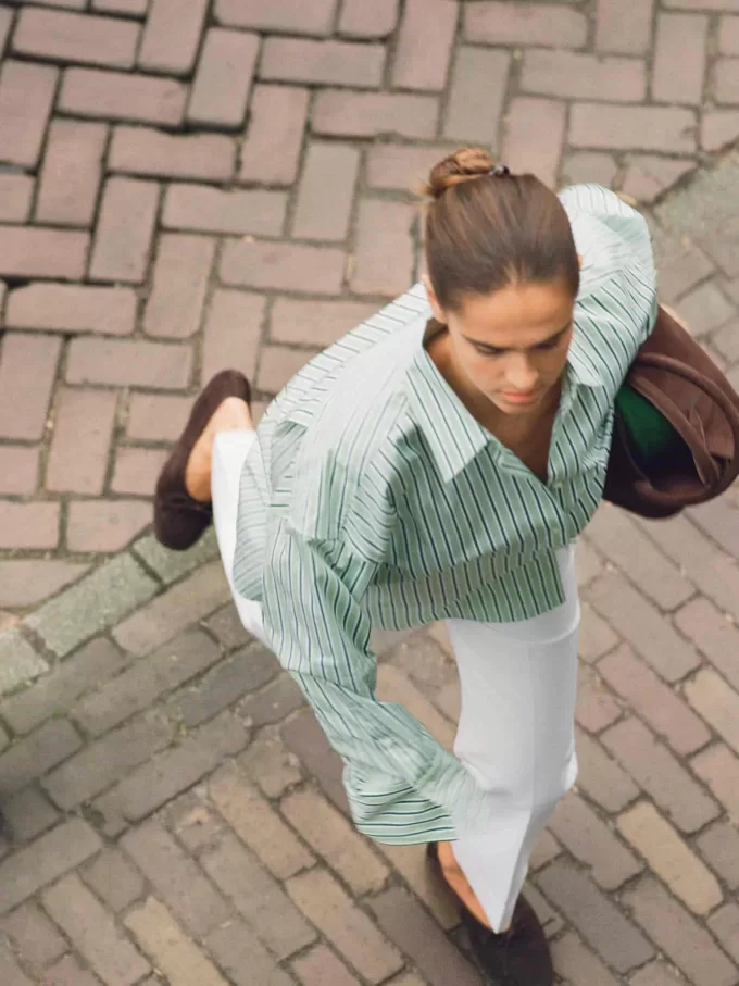 Tygväska i mocka Tygväska i mocka