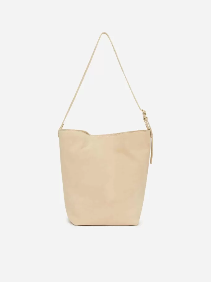 Tygväska i mocka Tygväska i mocka