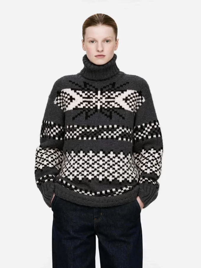 Ull-Alpacka Jacquard Jumper