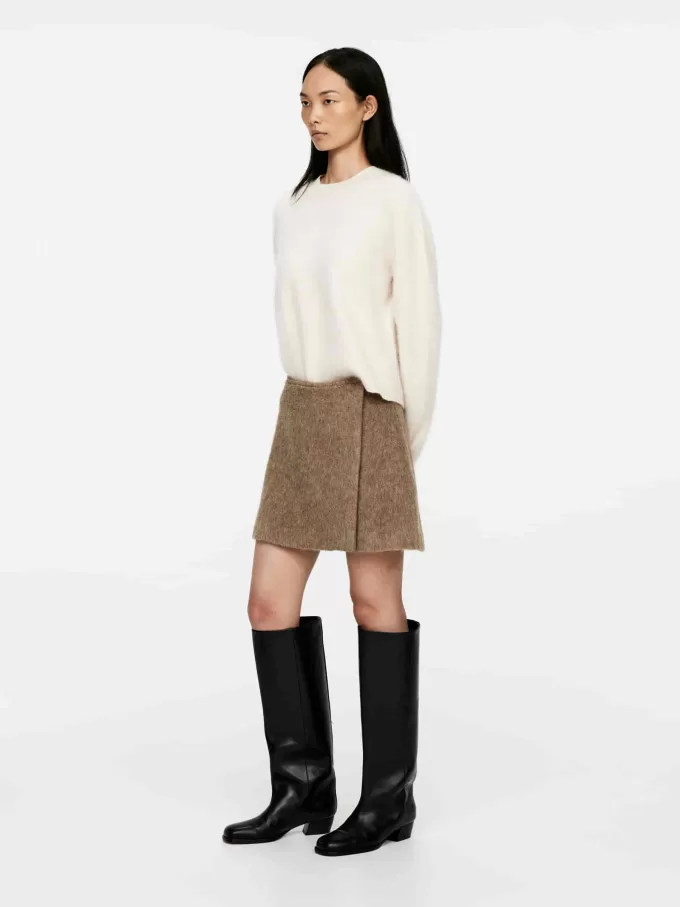 Ullblandning minikjol