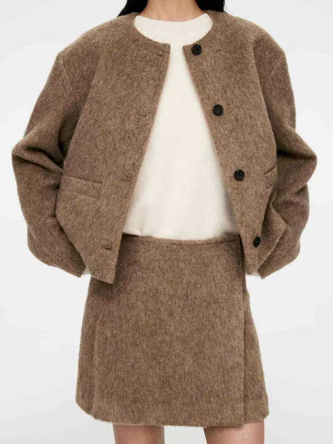 Ullblandning minikjol