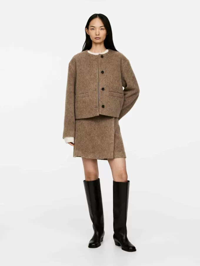 Ullblandning minikjol