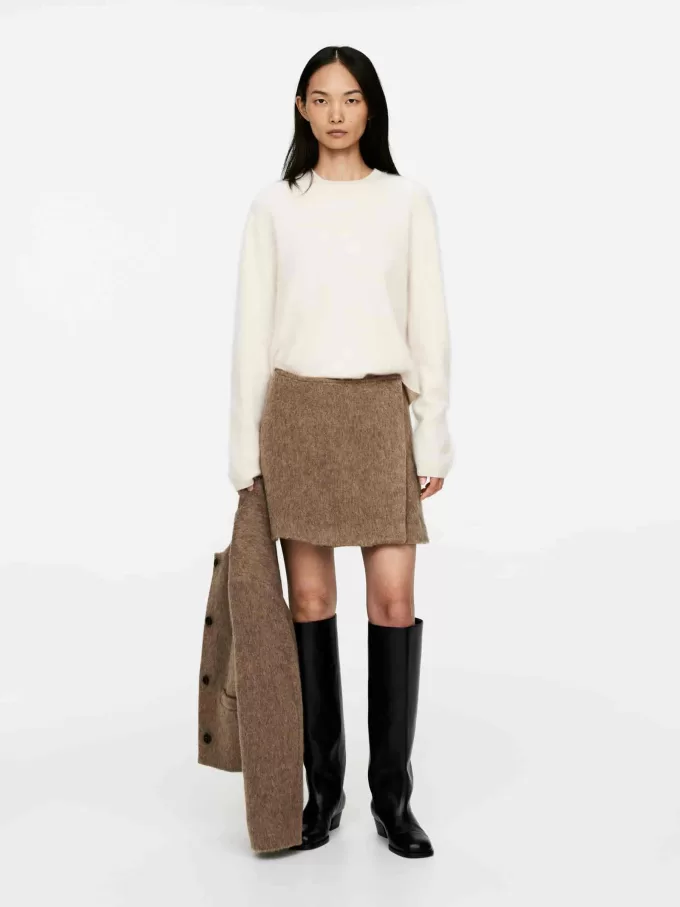 Ullblandning minikjol