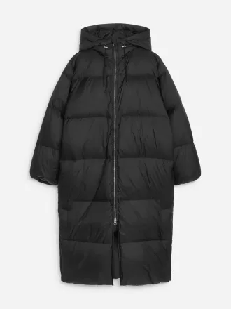 Upcycled Down Long Coat