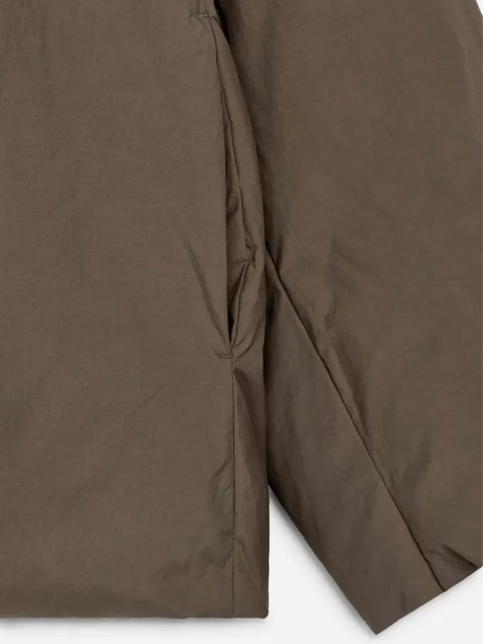 Upcycled dunjacka med hög krage Upcycled dunjacka med hög krage