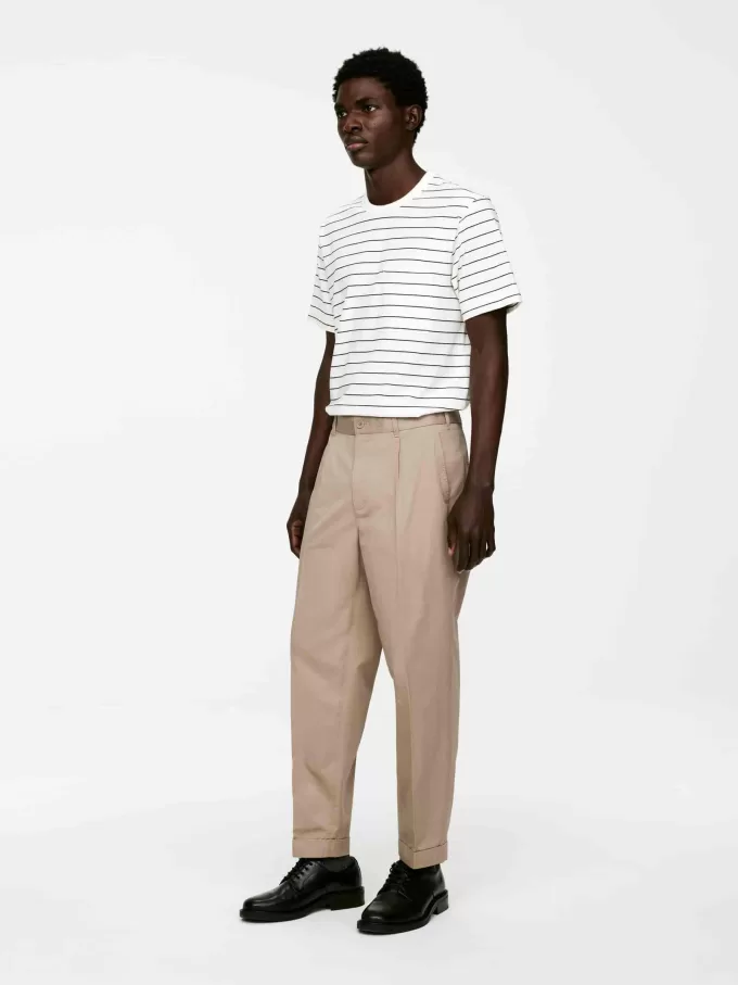 Uppvikbara bomullsbyxor Uppvikbara bomullsbyxor