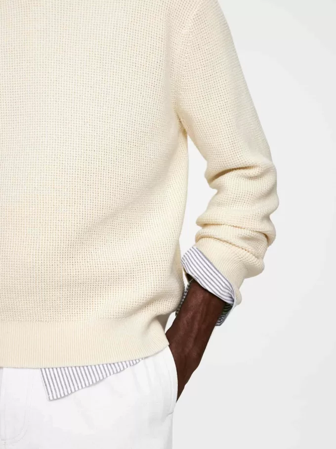 Våffelstickad tröja Våffelstickad tröja