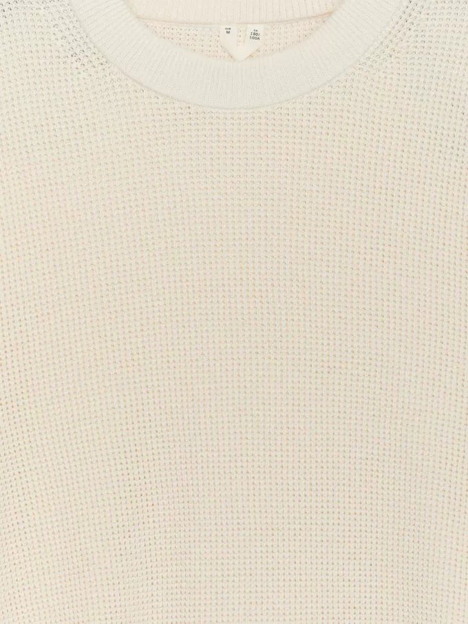 Våffelstickad tröja Våffelstickad tröja