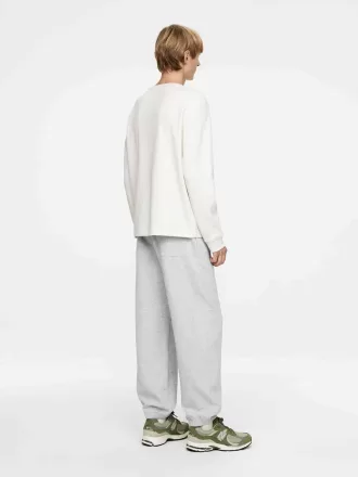 Våffelstickad tröja