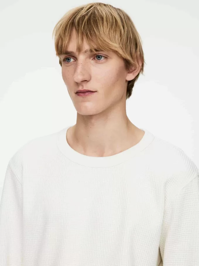 Våffelstickad tröja Våffelstickad tröja