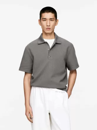 Våfflad pikétröja