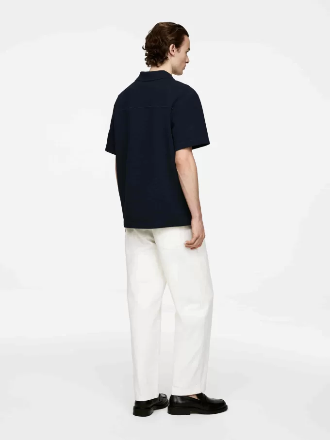 Våfflad pikétröja Våfflad pikétröja