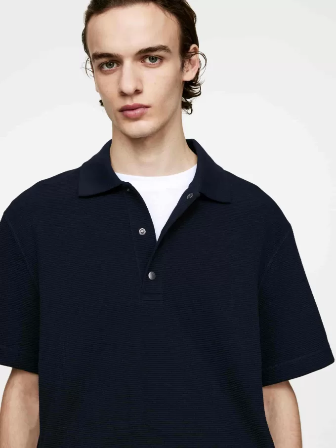 Våfflad pikétröja Våfflad pikétröja