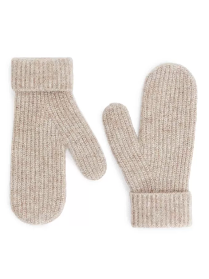 Vantar i ull-alpackablandning Vantar i ull-alpackablandning