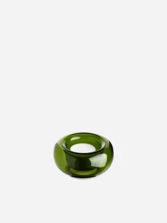 Värmeljushållare i glas