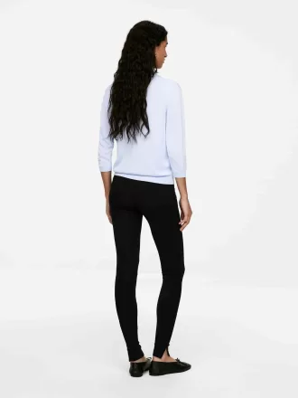Zip-Detail Leggings